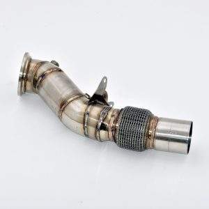 90>>>76mm Downpipe Edelstahl