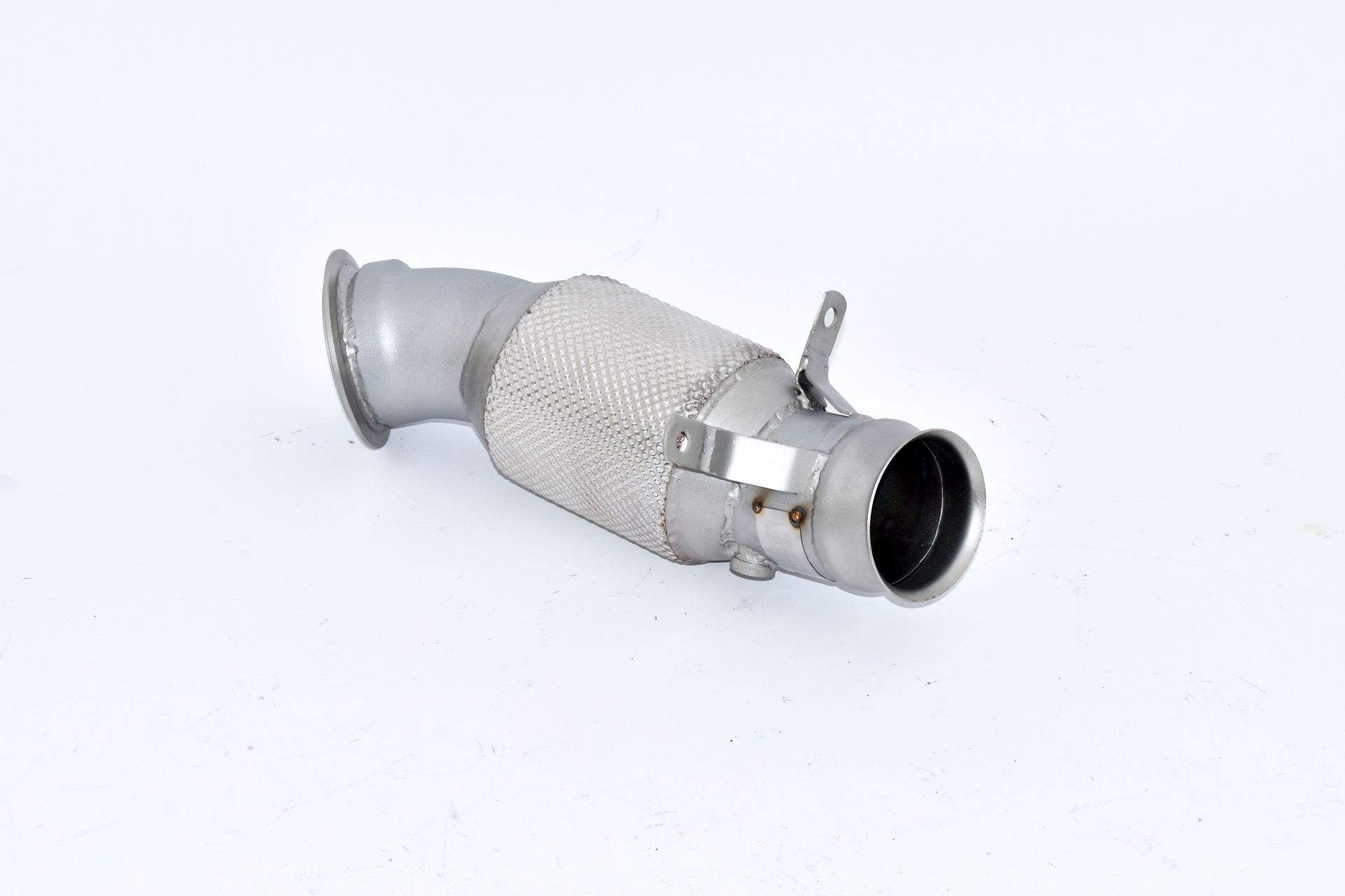 90mm Downpipe mit 200 Zellen Sport-Kat. Edelstahl