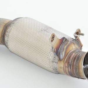 90mm Downpipe mit 300 Zellen HJS Sport-Kat. Edelstahl
