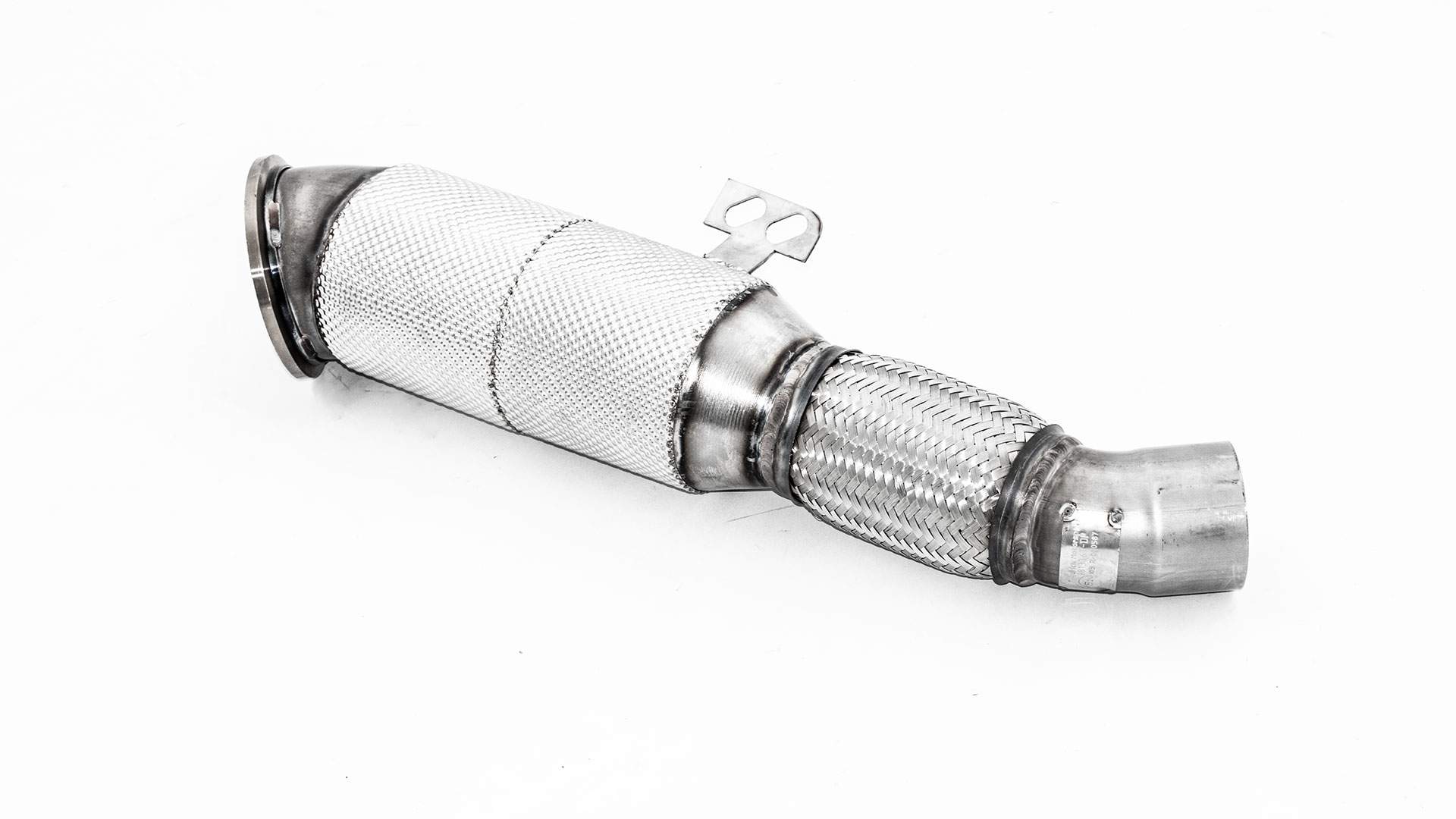 90mm Downpipe mit 200 Zellen Sport-Kat. Edelstahl