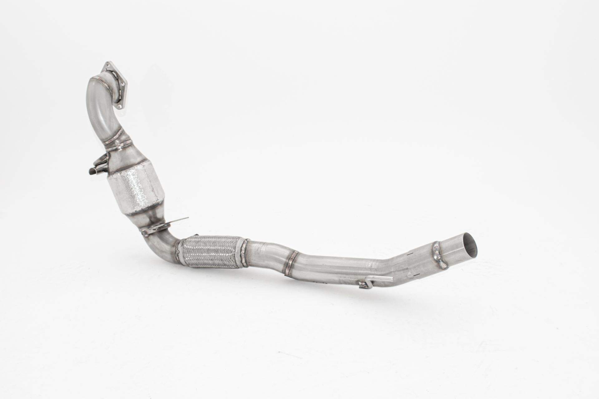 70mm Downpipe mit 200 Zellen Sport-Kat. Edelstahl