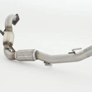 70mm Downpipe mit Sport-Kat. Edelstahl