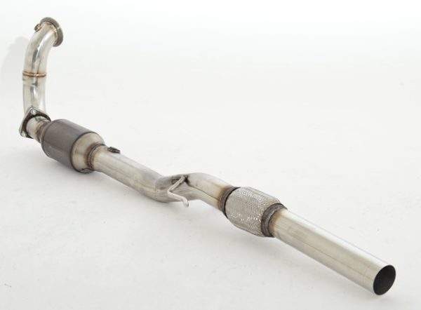 70mm Downpipe mit 200 Zellen Sport-Kat. Edelstahl