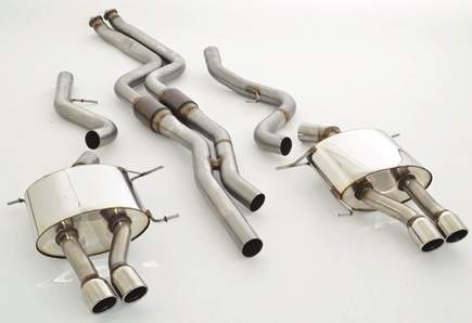 Ø 2x70mm Duplex-Anlage mit 200 Zellen Sport-Kats. BMW E92/E93