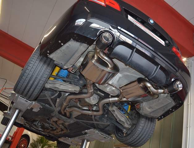 Ø 2x70mm Duplex-Anlage mit 200 Zellen Sport-Kats. BMW E92/E93 – Bild 2