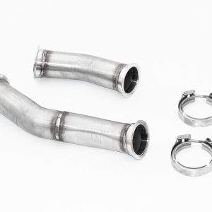 2x70mm Verbindungsrohre Edelstahl