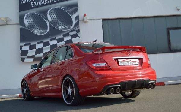 2x70mm Duplexanlage Mercedes W204 C63 AMG – Bild 2