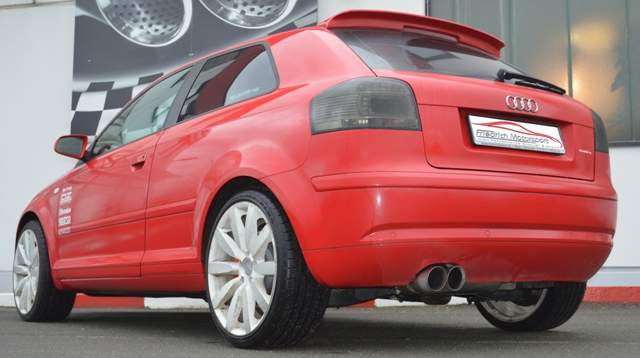 Sportendschalldämpfer Audi A3 8P Frontantrieb – Bild 4