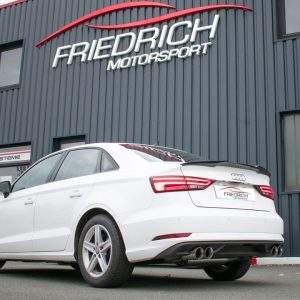 Duplex Sportendschalldämpfer Audi A3 8V Limousine Frontantrieb