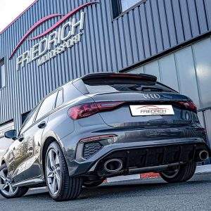 Duplex Sportendschalldämpfer Audi A3 GY Sportback Frontantrieb