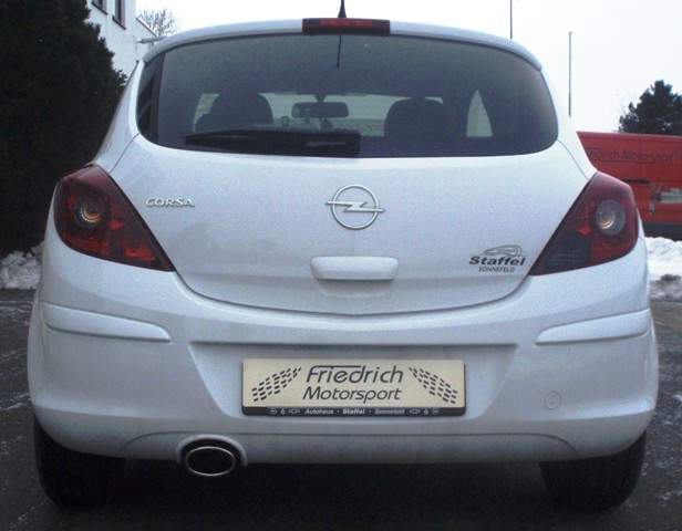 Sportendschalldämpfer Opel Corsa D – Bild 2