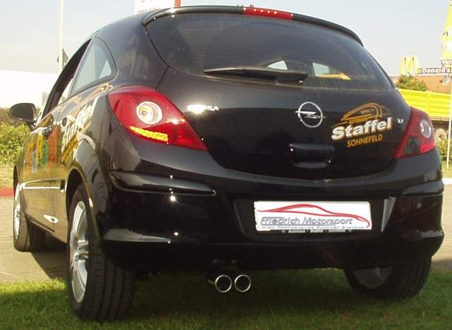 Sportendschalldämpfer Opel Corsa D – Bild 3