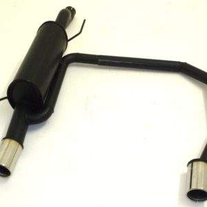 Duplex Sportendschalldämpfer Opel Corsa D