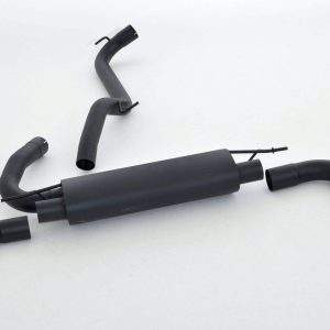 Duplex Sportendschalldämpfer Ford Focus III Stufenheck