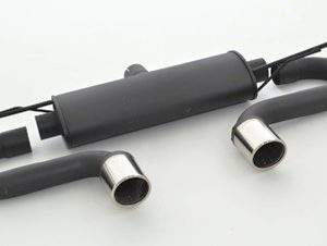 Duplex Sportendschalldämpfer VW Golf V