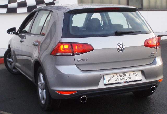 Duplex Sportendschalldämpfer VW Golf VII – Bild 2