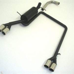 Duplex Sportendschalldämpfer Skoda Fabia 6Y Combi