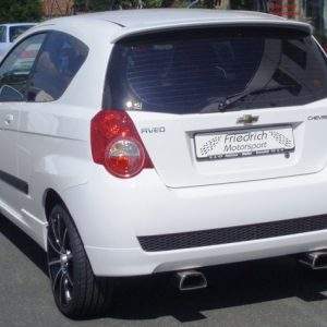 Duplex Sportendschalldämpfer Chevrolet Aveo T250