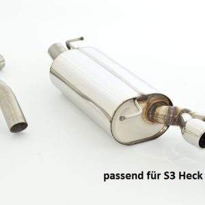 Sportendschalldämpfer Audi A3 8L Frontantrieb