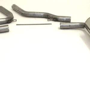 Duplex Sportendschalldämpfer Audi A6 4F Frontantrieb