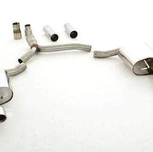 76mm Duplex-Sportendschalldämpfer Edelstahl