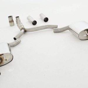 76mm Duplex-Sportendschalldämpfer Edelstahl