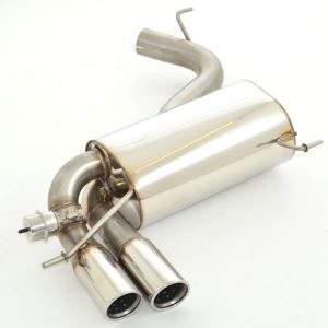 76mm Sportendschalldämpfer mit Klappensteuerung Audi A3 8P Quattro