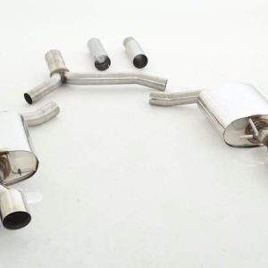 76mm Duplex-Sportendschalldämpfer Audi A5 B8 Sportback Frontantrieb und Quattro