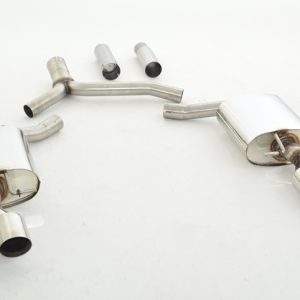 76mm Duplex-Sportendschalldämpfer Audi A5 B8 Sportback Frontantrieb und Quattro