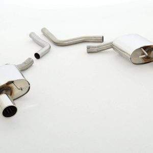 Duplex Sportendschalldämpfer Audi A5 B8 Sportback Frontantrieb und Quattro