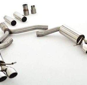 76mm Duplex-Sportendschalldämpfer Edelstahl