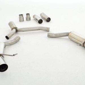 76mm Duplex-Sportendschalldämpfer Audi A5 B8 Sportback Frontantrieb und Quattro