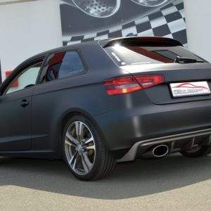 Duplex-Sportendschalldämpfer Audi A3 8V 3-Türer Frontantrieb