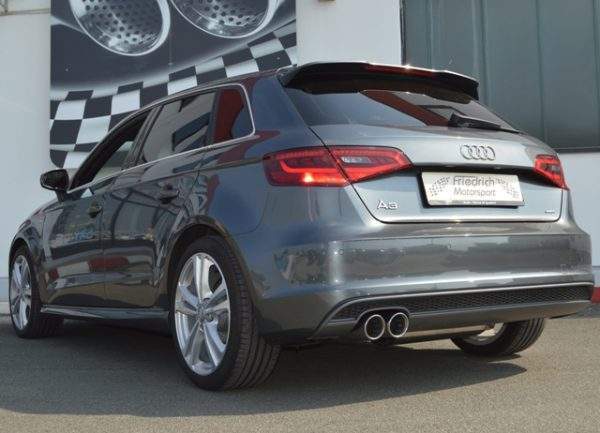 76mm Sportendschalldämpfer Audi A3 8V Sportback Quattro – Bild 2