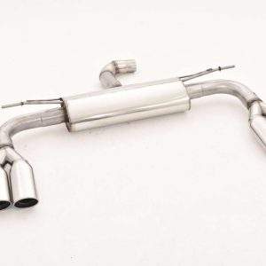 Duplex Sportendschalldämpfer Audi A3 8V Cabrio Quattro