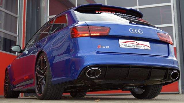 2x76mm Duplex-Sportendschalldämpfer Edelstahl – Bild 2