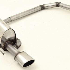 Duplex Sportendschalldämpfer Opel Corsa D