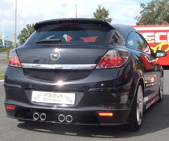 Duplex Sportendschalldämpfer Opel Astra H GTC – Bild 4
