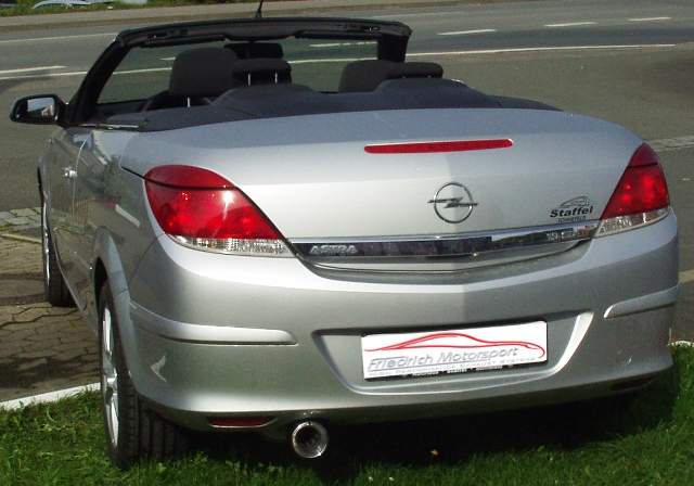 Sportendschalldämpfer Opel Astra H TwinTop – Bild 2