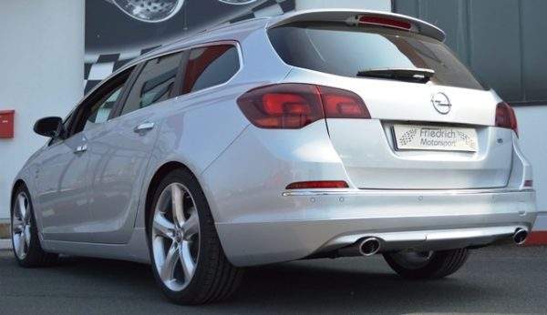 Duplex Sportendschalldämpfer Opel Astra J Sportstourer – Bild 2