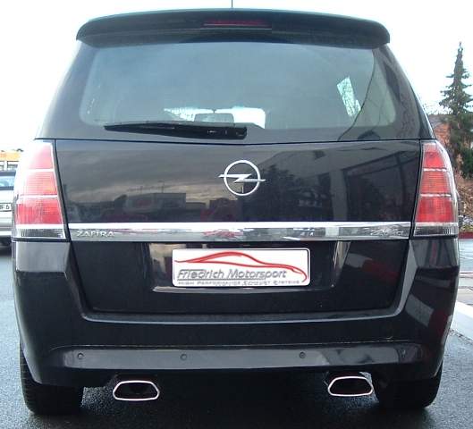 Duplex Sportendschalldämpfer Opel Zafira B – Bild 2