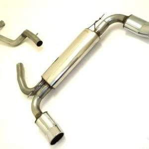 Duplex Sportendschalldämpfer Ford Focus III Stufenheck