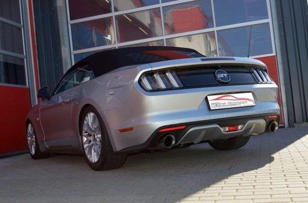 76mm Duplex-Sportendschalldämpfer Ford Mustang Cabrio – Bild 2