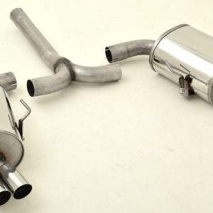 Duplex Sportendschalldämpfer Mini R53 Cooper S