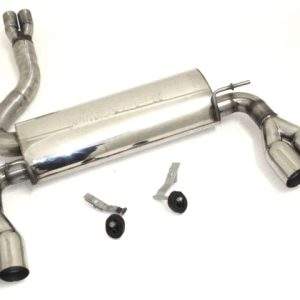 Duplex Sportendschalldämpfer BMW X3 E83