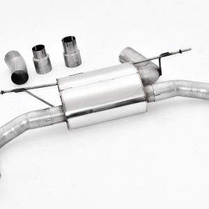 76mm Duplex-Sportendschalldämpfer Edelstahl