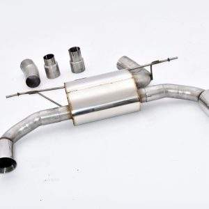 Duplex-Sportendschalldämpfer Edelstahl