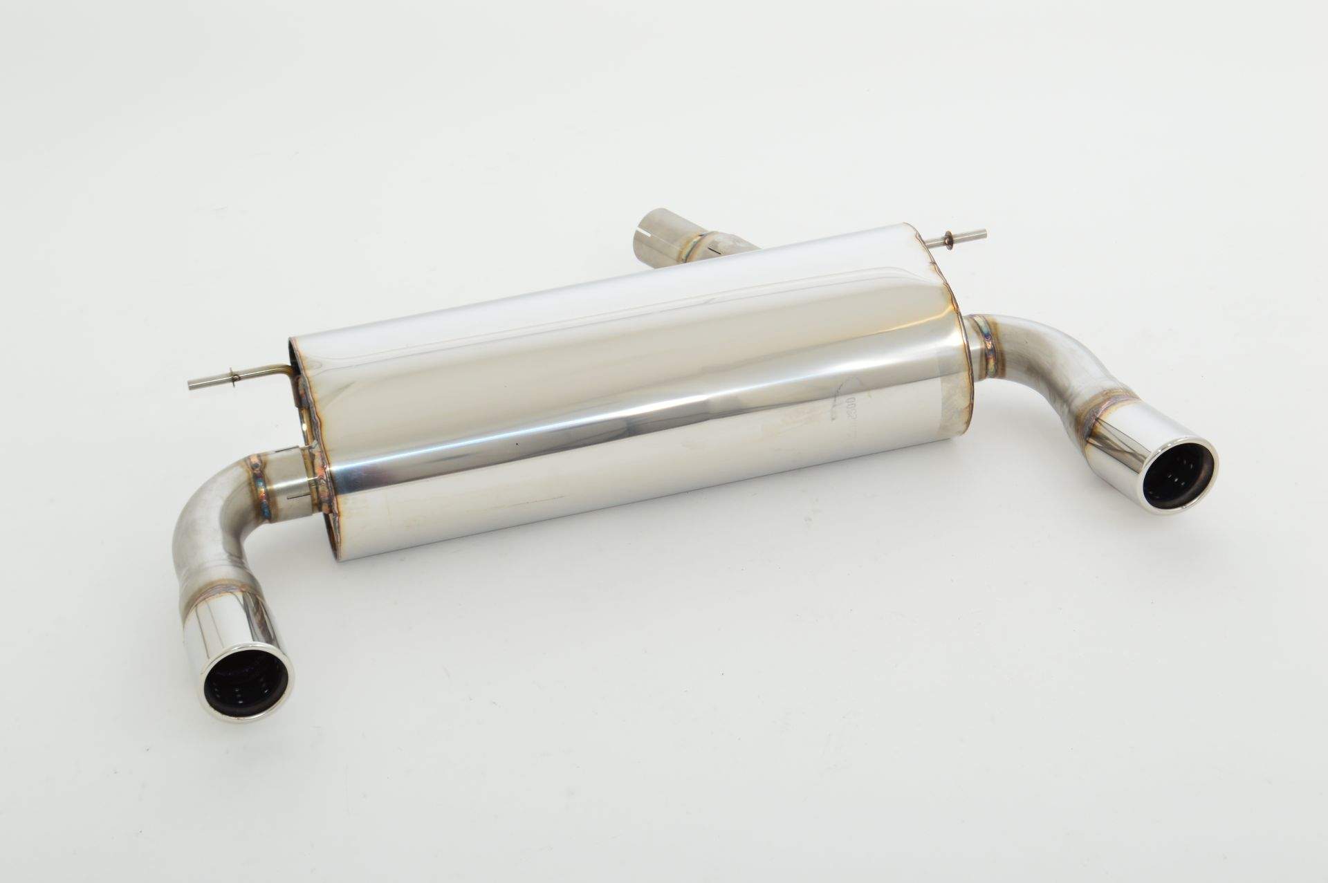 76mm Duplex-Sportendschalldämpfer Edelstahl