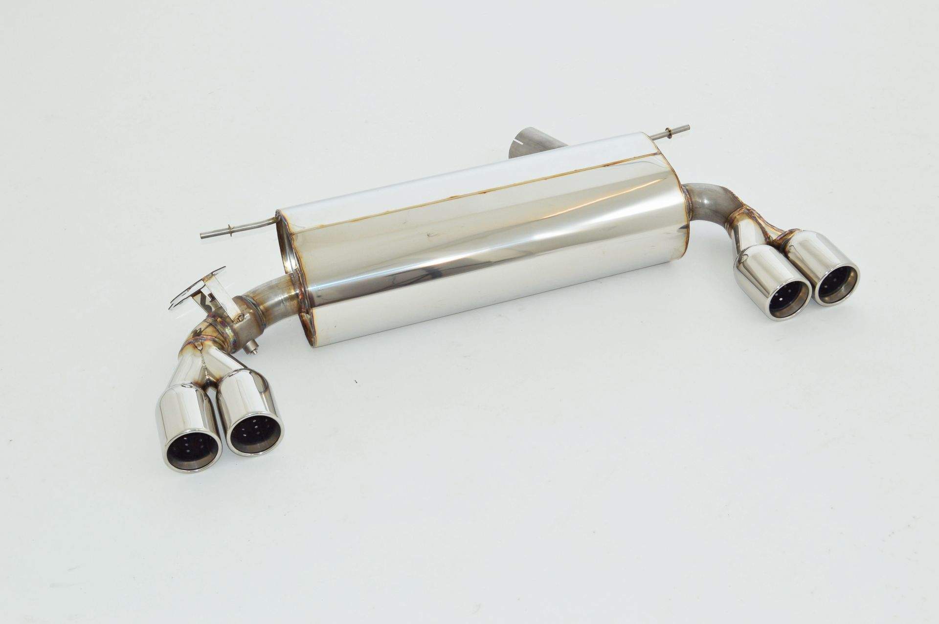 76mm Duplex-Sportendschalldämpfer Edelstahl