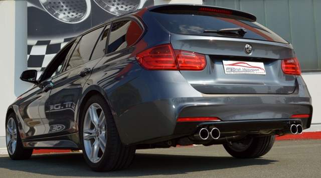 76mm Duplex-Sportendschalldämpfer Edelstahl – Bild 3